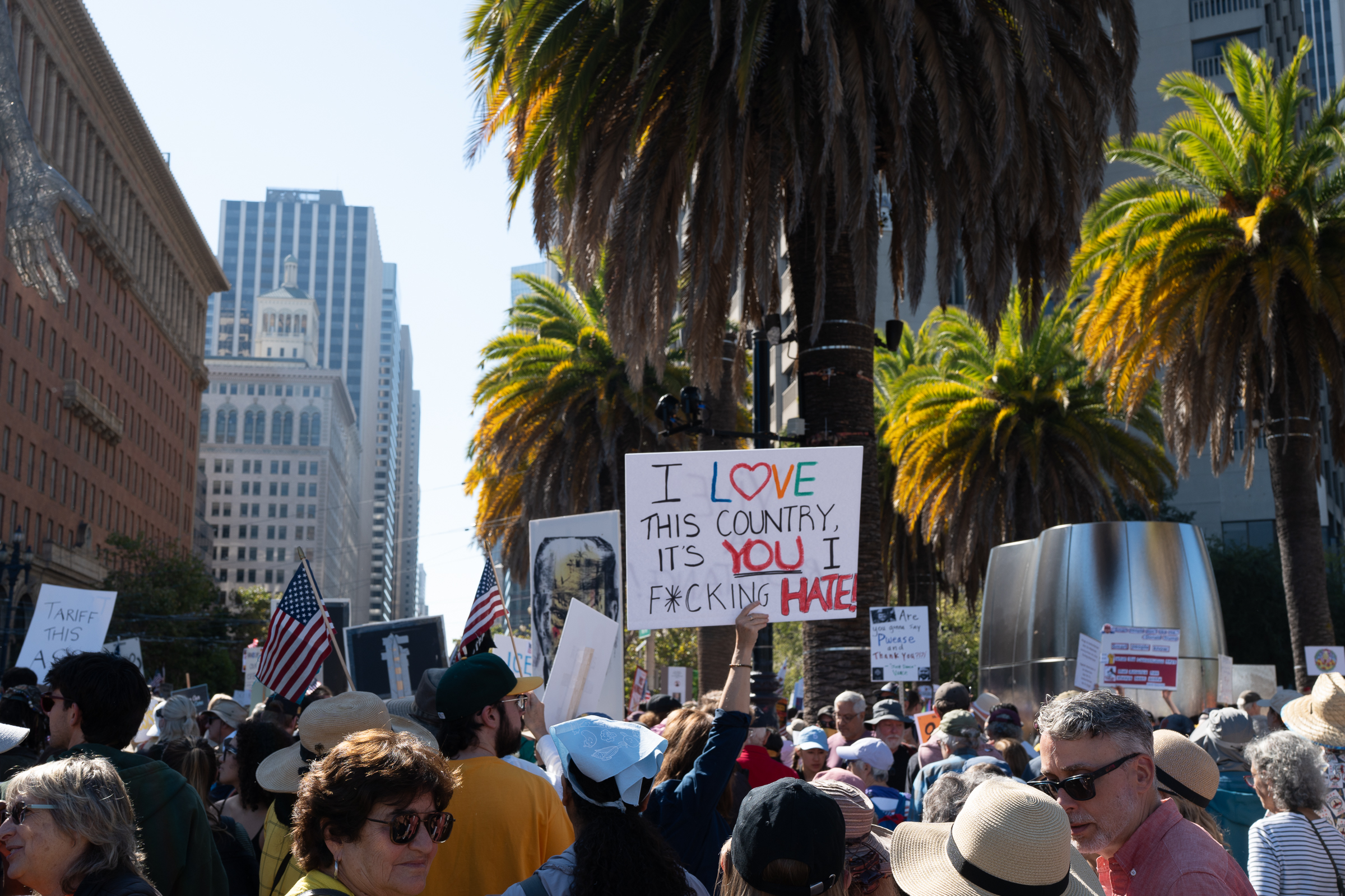 I love this country, it's you I fucking hate! I love this country, it's you I fucking hate!