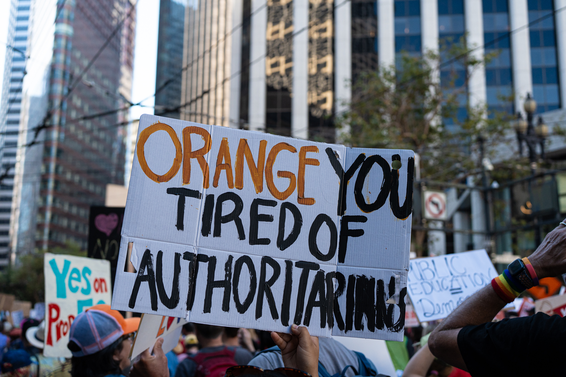 Orange you tired of authoritarian Orange you tired of authoritarian