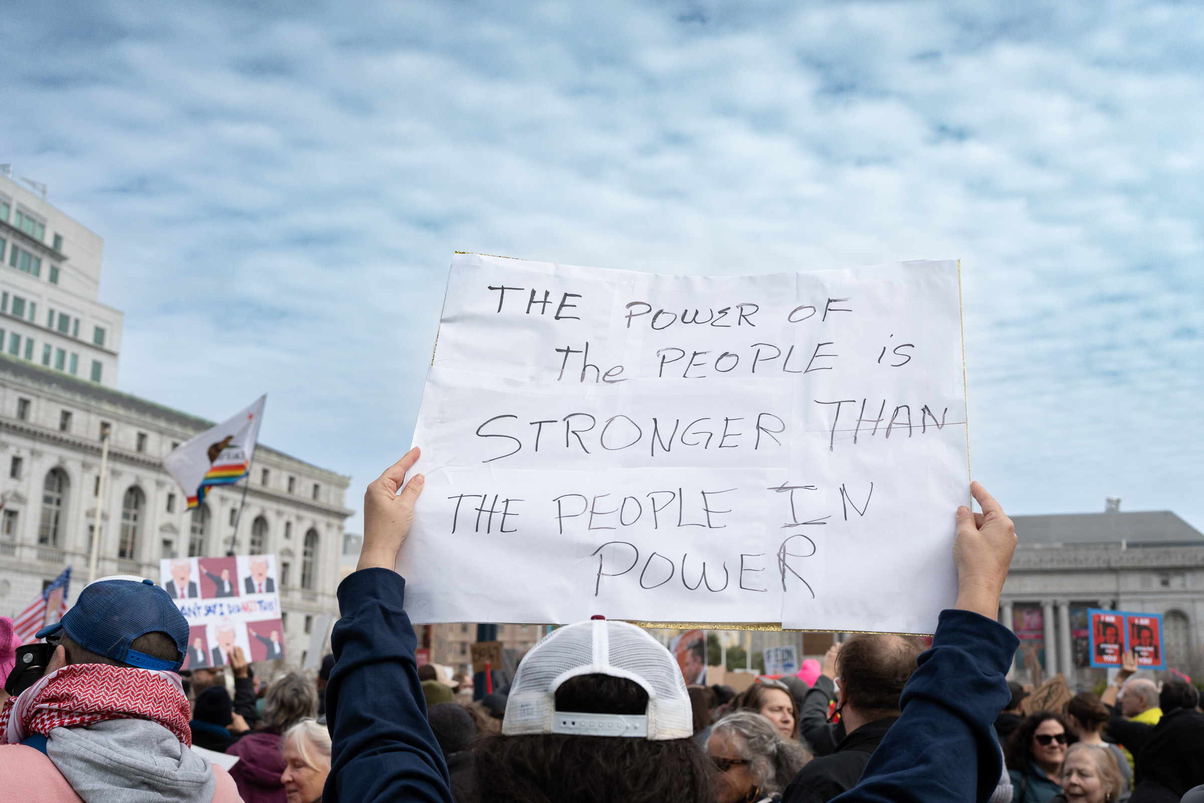 The power of the people is stronger than the people in power