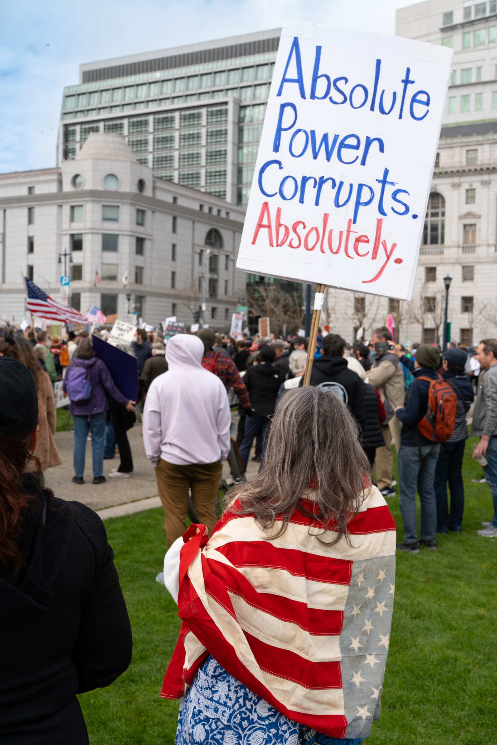 Absoute power corrupts. Absolutely