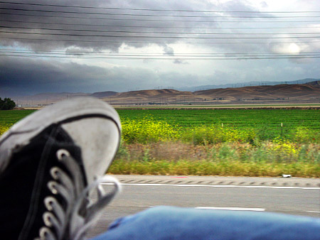 still wearing the old shoes, by the way...
